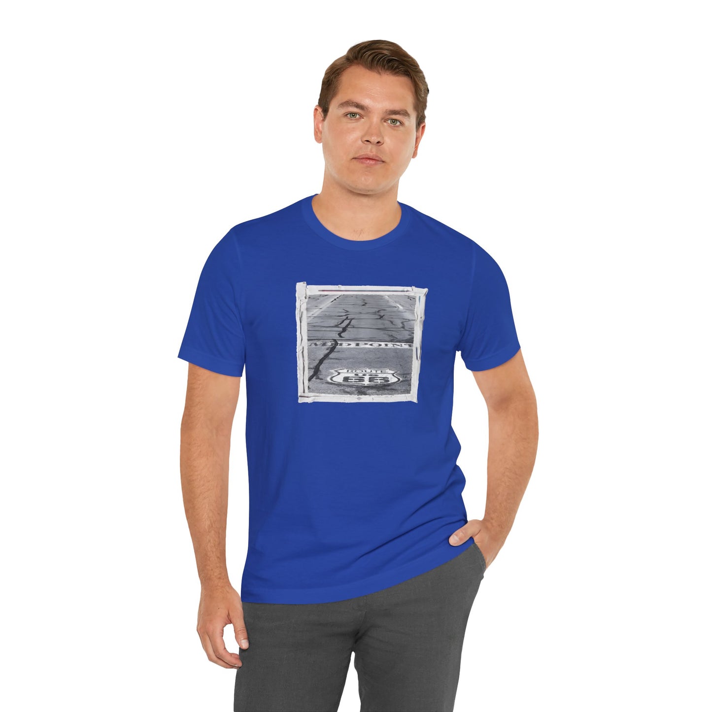 "The Midpoint of Route 66" Unisex T-Shirt