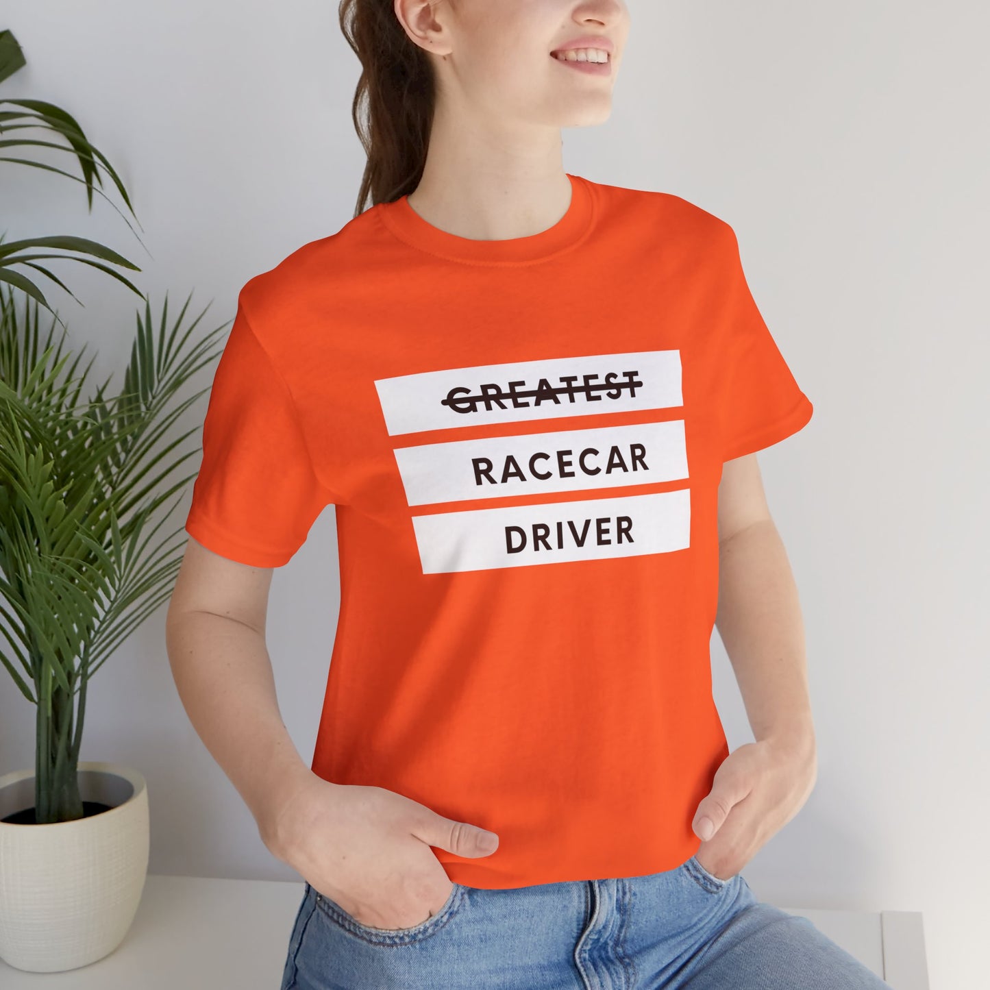 "Greatest Racecar Driver" Unisex T-Shirt