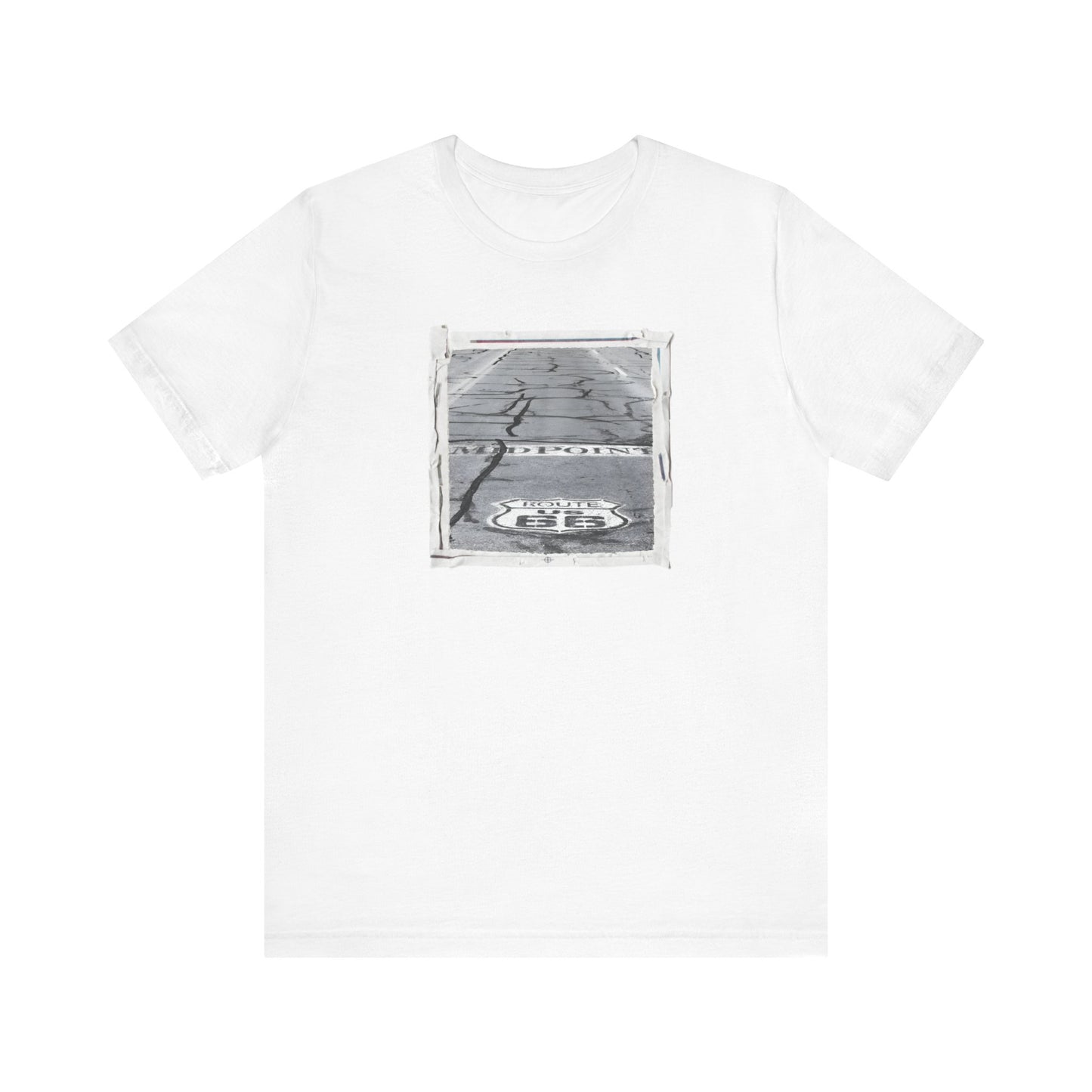 "The Midpoint of Route 66" Unisex T-Shirt