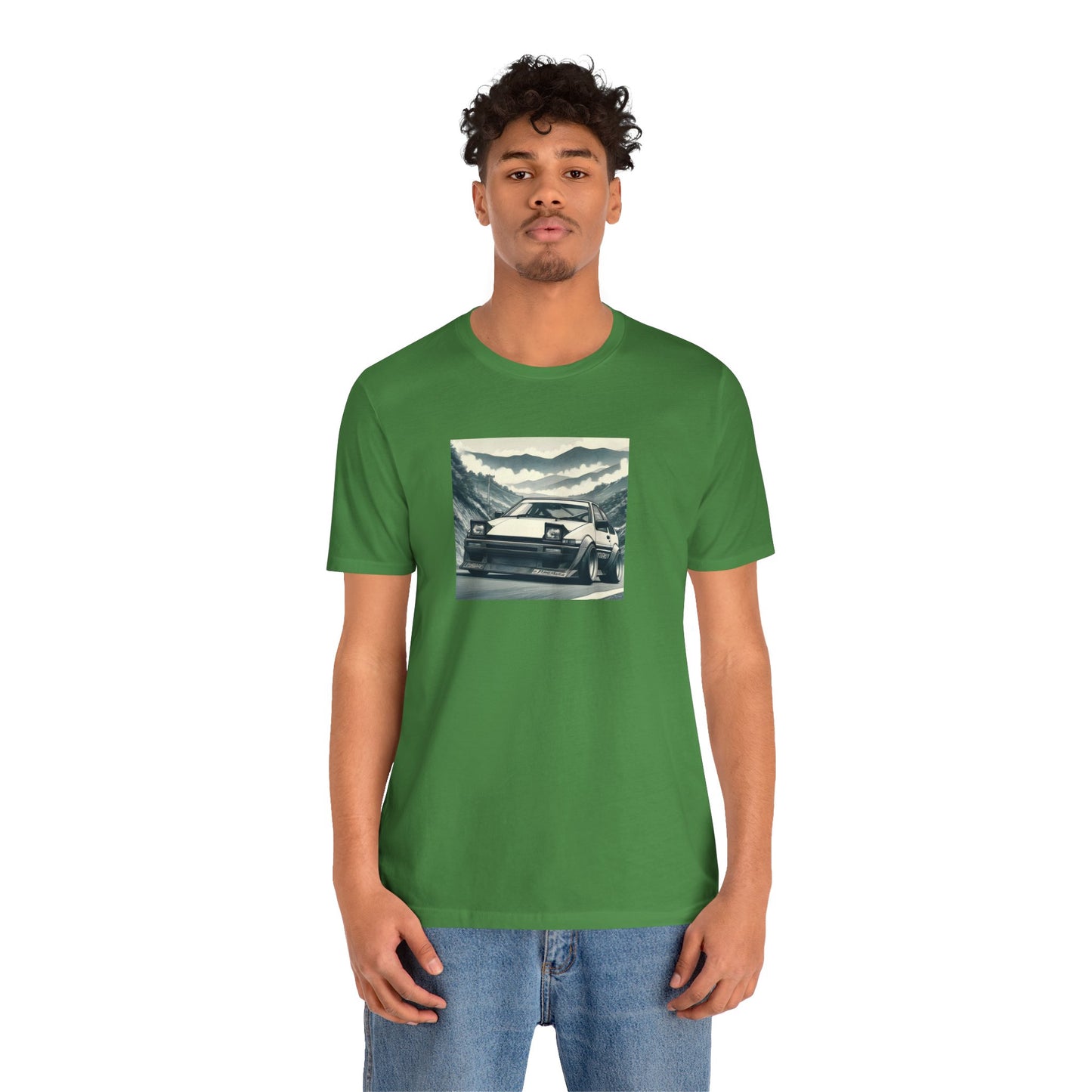 "AE86, Fog And Curvy Roads" Unisex T-Shirt