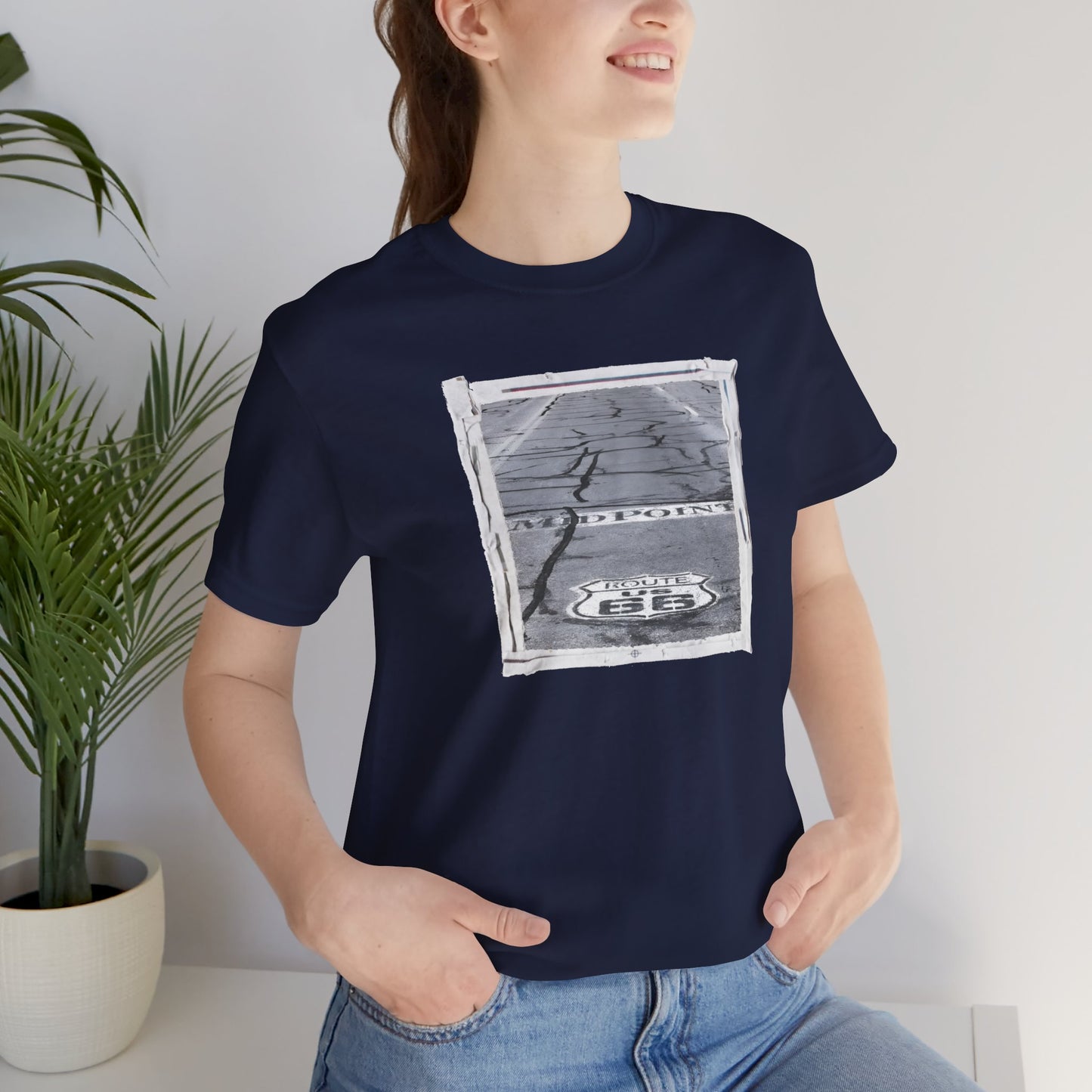 "The Midpoint of Route 66" Unisex T-Shirt