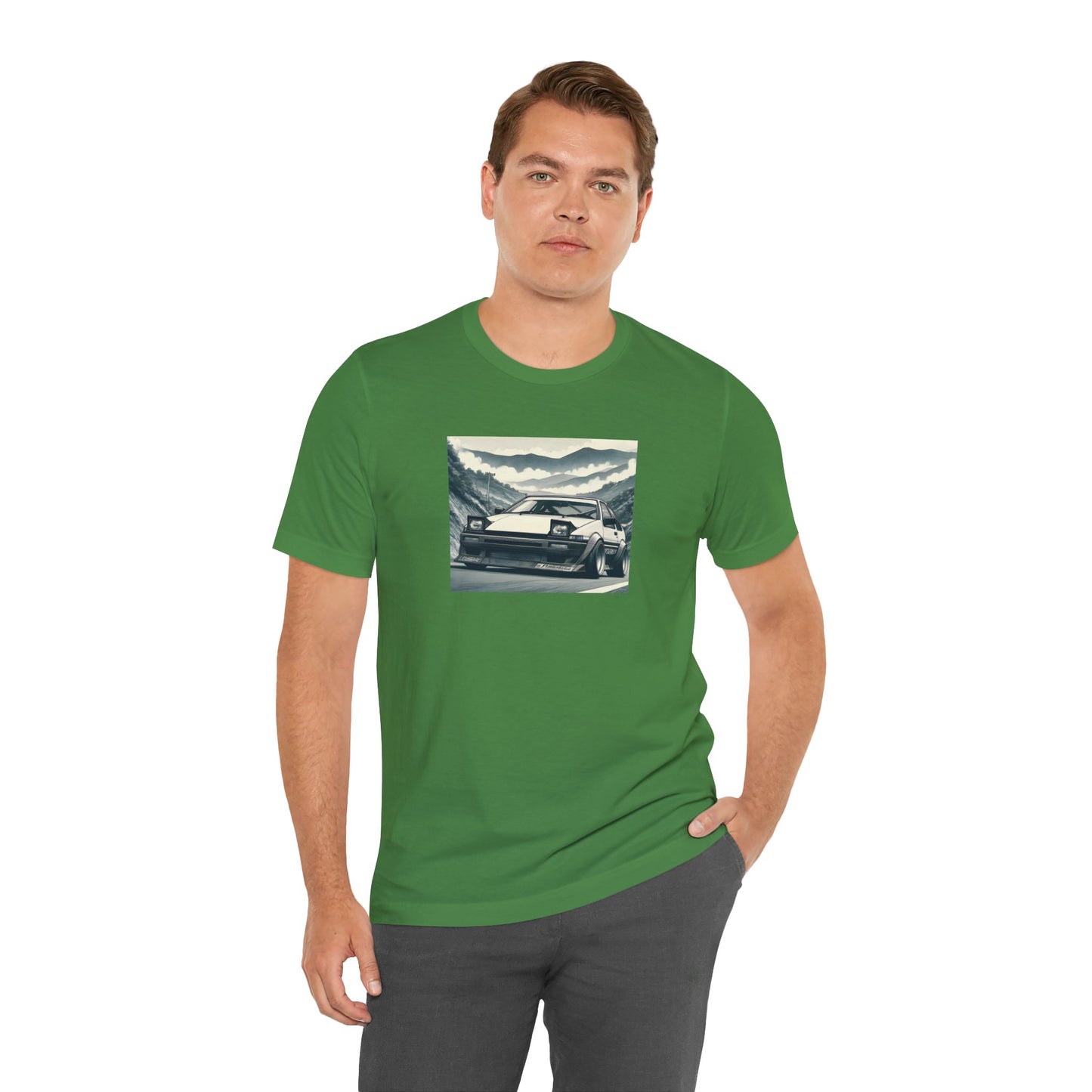 "AE86, Fog And Curvy Roads" Unisex T-Shirt