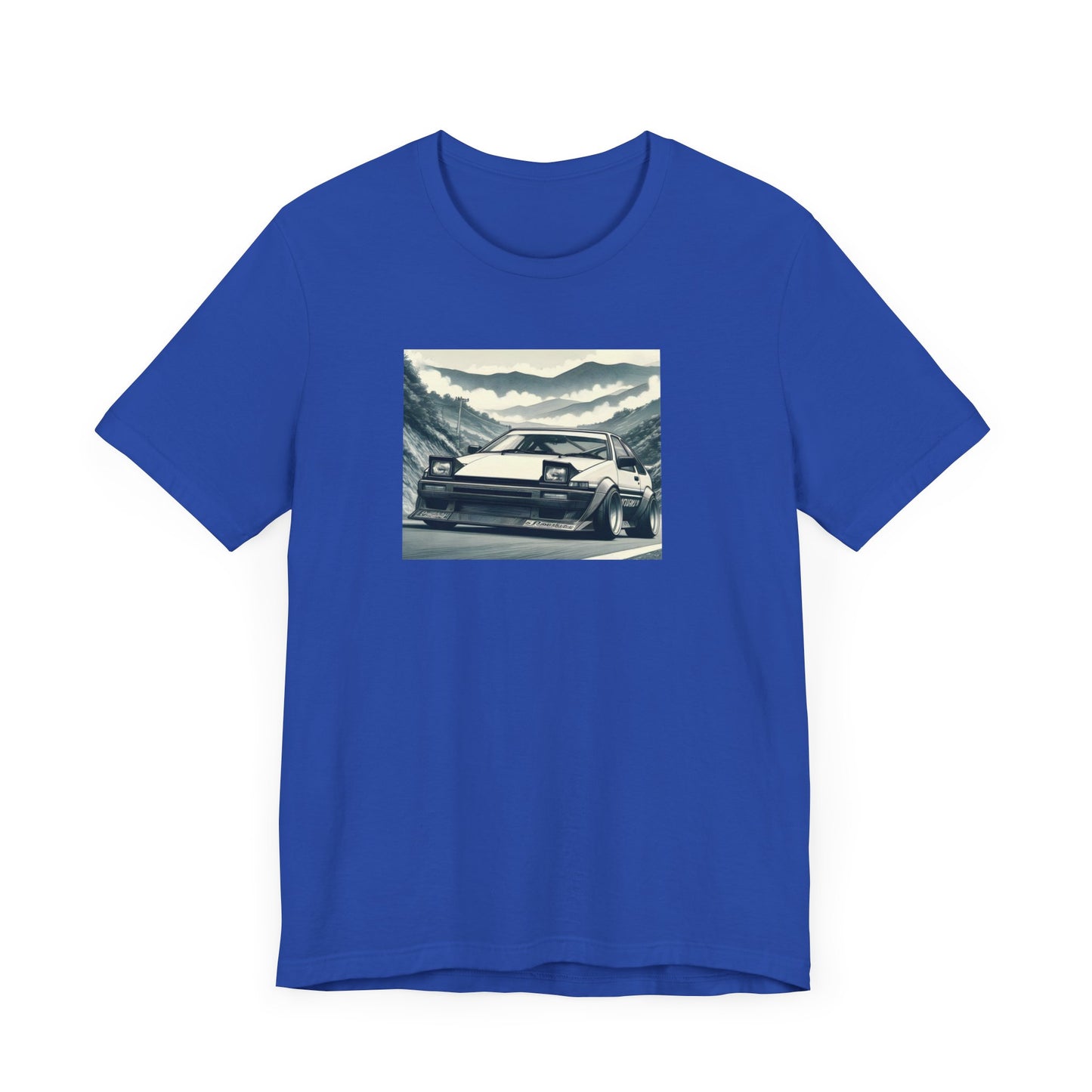 "AE86, Fog And Curvy Roads" Unisex T-Shirt