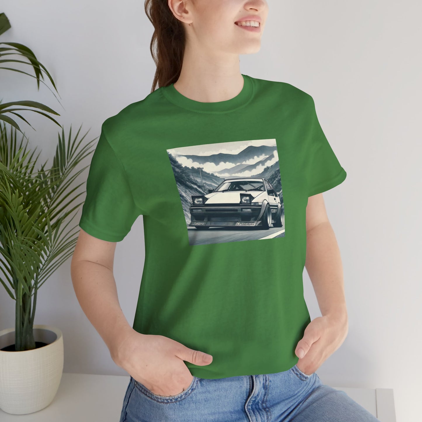 "AE86, Fog And Curvy Roads" Unisex T-Shirt