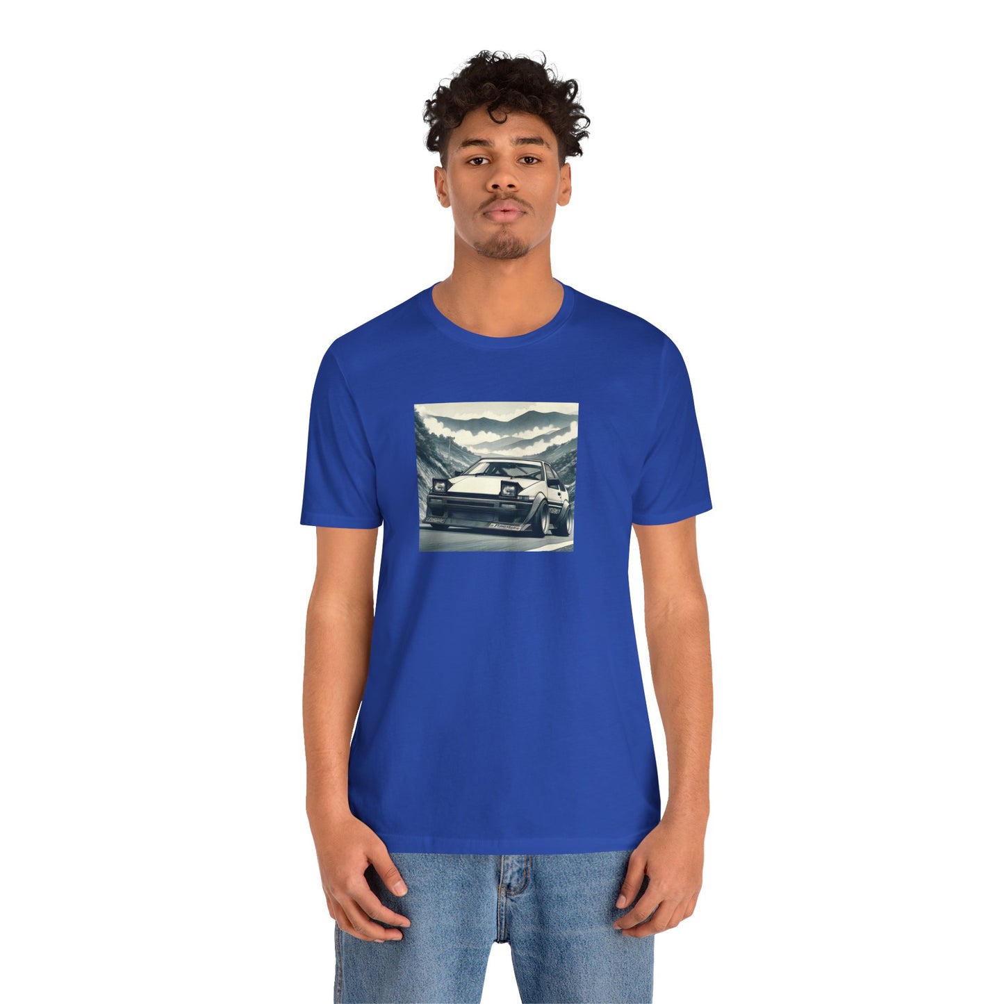 "AE86, Fog And Curvy Roads" Unisex T-Shirt