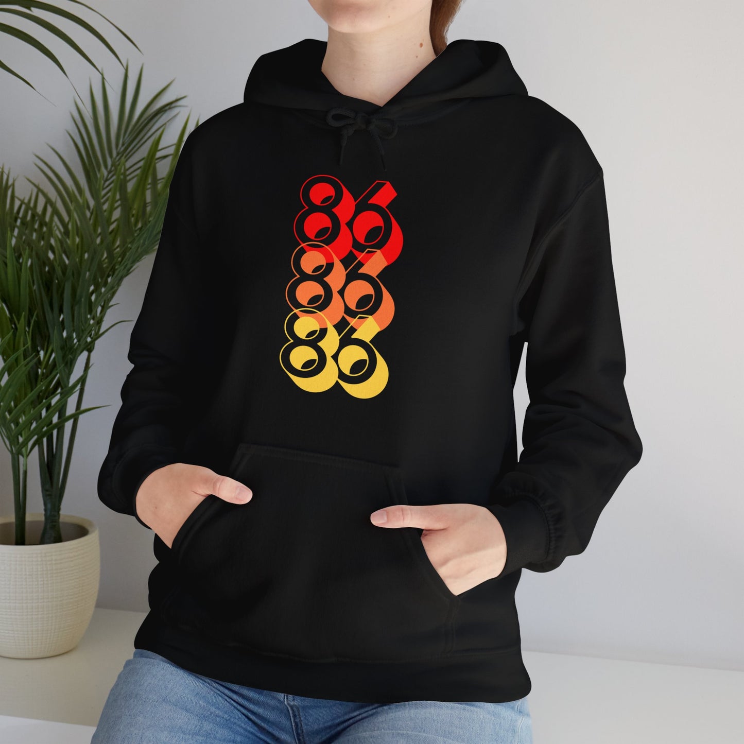 "86, 86, 86" Unisex Hoodie