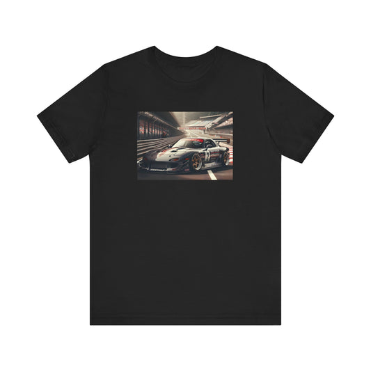 "A Track Day For a Mazda RX-7" Unisex T-Shirt