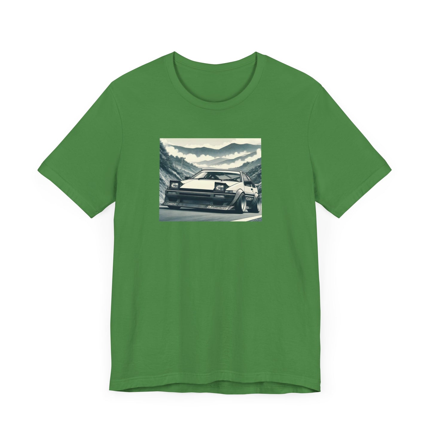 "AE86, Fog And Curvy Roads" Unisex T-Shirt