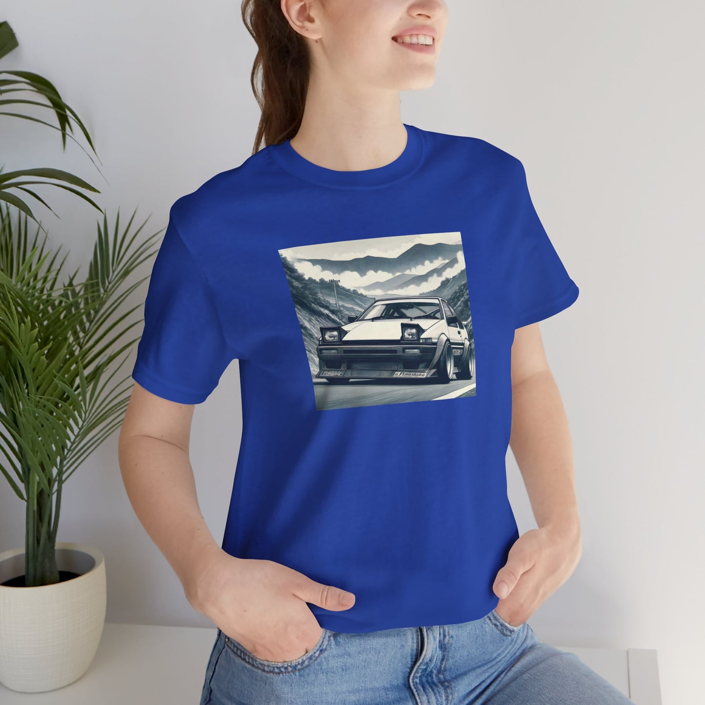 "AE86, Fog And Curvy Roads" Unisex T-Shirt